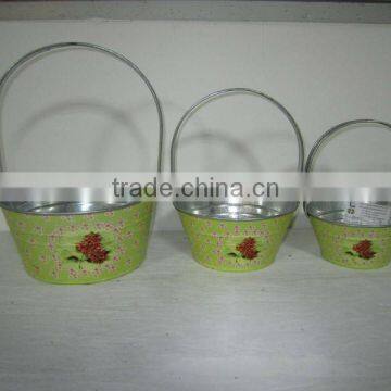 2104 New metal flower pot