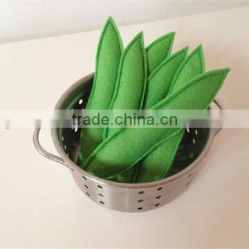 2017 Pretend Play Felt Food Vegetable Runner Beans made in China