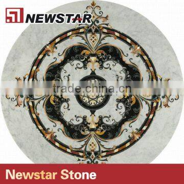 Marble Circle Waterjet Medallion