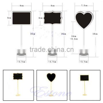 Various Shape FSC Wooden Small Blackboard MDF Hanging Blackboard photo-3