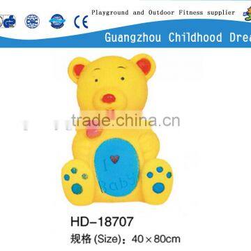 (HD-18707) Yellow bear animal trash can dustbin 24H Whatsapp Online 0086 13070202901