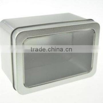 PVC Clear Window Metal Tin Box photo-5