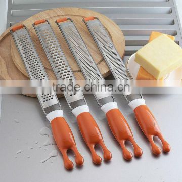 Eco-friendly new design stainless steel flat cheese grater