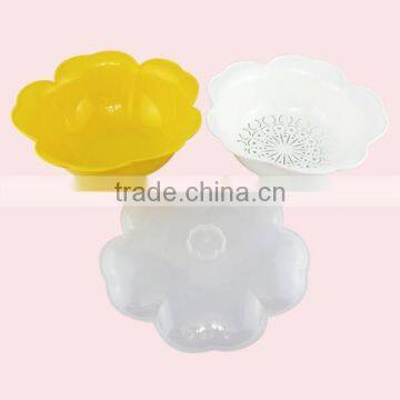 Two Layers Plastic Plum Blossom Shape Kitchen Sieve photo-2