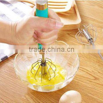 Popular Food Grade Eggbeater Stainless Steel Egg Whisk With Colorful Handle photo-4
