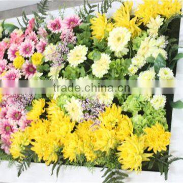 Popular Personized Size Fashion Rose Artificial Flower Wall for Indoor Decoration photo-3