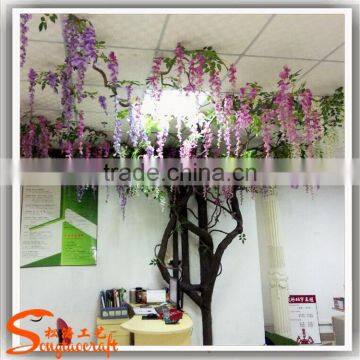 China factory of artificial flower tree artificial wisteria tree