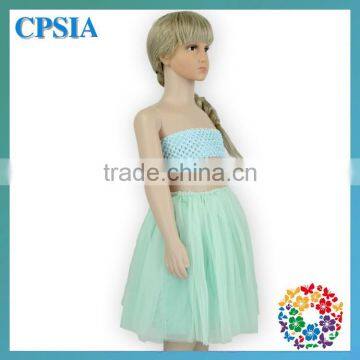 2015 Hot Sale Cheap Fresh Green Plums 3 Layers Tutu Skirts For Girls Little Girls Boutique Dresses photo-4