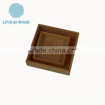 Factory Supply Wood Compartment Tray, Unfinished Wod Tray, Cheap Wood Tray