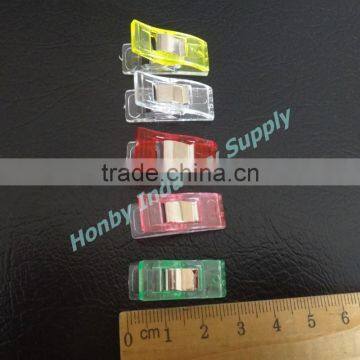 Hand Sewing Fabric Binding 27mm Translucent Quilting Sewing Plastic Wonder Clip