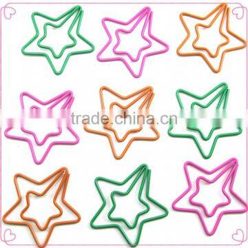 Creative Ligh Blue Color Star Shape Paper Clip in Transparent Box 12pcs/box photo-6