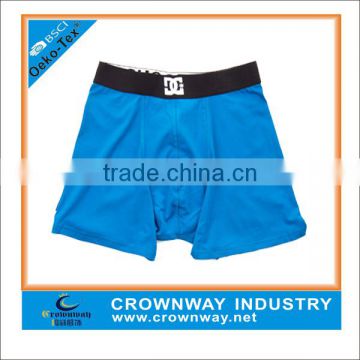 wholesale men boxer briefs cotton underwear with jaquard waistband