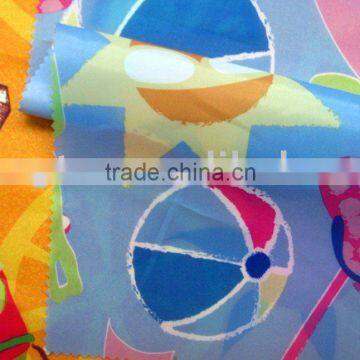 Printed Poly Taffeta Fabric