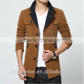 Wool Winter Coat Made to Measure Men Overcoat BCZ022 photo-3