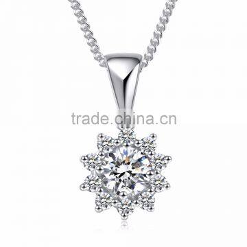 Woman Collar Pendant Platinum Necklace