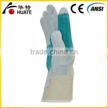 Safety Wokwear Protective Gloves Cow Split Leather Gloves photo-3