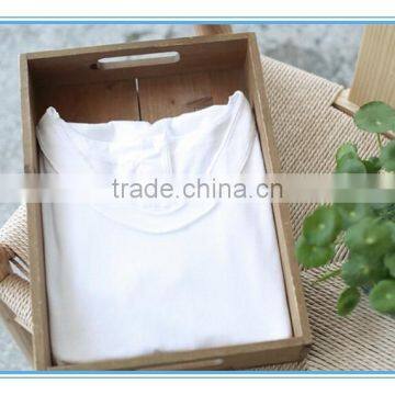 Casual Short Sleeve Viscose Spandex White Plain Design T Shirt For Women photo-5