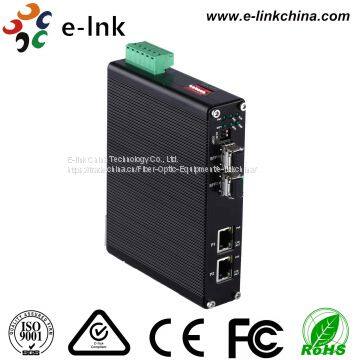 Self-Configured Hardened 2-port 10/100/1000BASE-T + 2-port 1000BASE-FX SFP Ethernet Switch photo-5