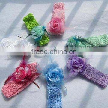1.5inch Wide Baby Girls Crochet Headband photo-4