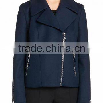 Latest Design Short Coat,Cashmere Wool Cute Winter Coats For Ladies