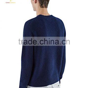 Woven Men Cotton Pure Cashmere Sweater for Man photo-3