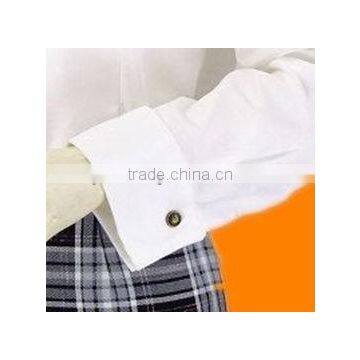 New Design Fashionable White Women Uniform Long Sleeve Shirt photo-3