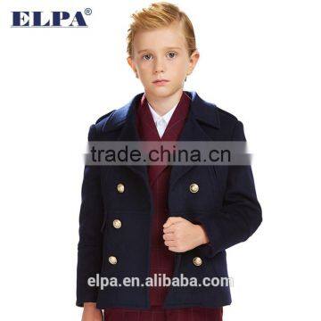 ELPA Fashion Tan Kid's Coats Warm Winter Wool Overcoat photo-4