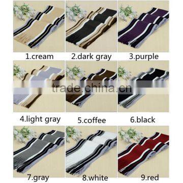 New Arrival Cheap Price High Quality Wool Knitting Design Men's Winter Warm Scarf photo-6