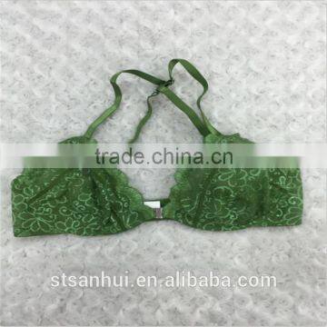 High Quality Women Unpadded Bra Panty Set Women Lace Bra Panty Set photo-2