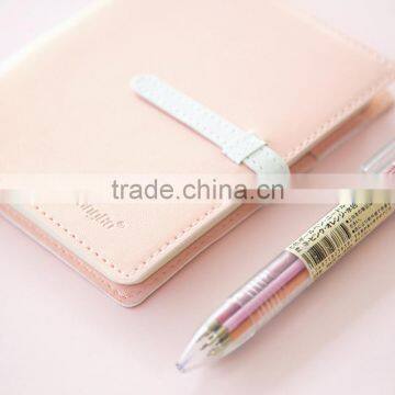 Custom PU Cover Portable Planner Reusable Personal Journal Notebook With Metal Buckle Emboss Logo photo-2