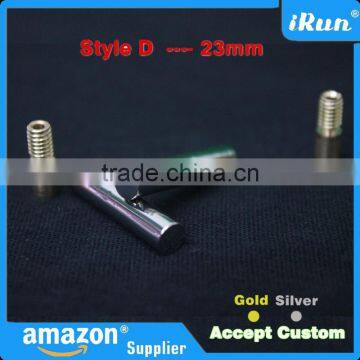 (MOQ:100pcs) Round Metallic Shoelaces Aglets - Mixed Color Shoestrings Tips - High Quality Shoe Lace Cylinder Metal Aglets Tips photo-4