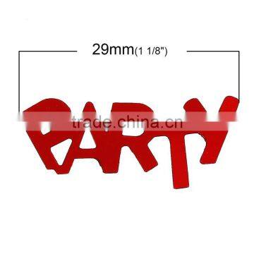 PVC Confetti Party Decoration Wedding Message "Party" At Random photo-2