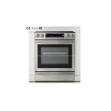 Built in cooker with infrared oven