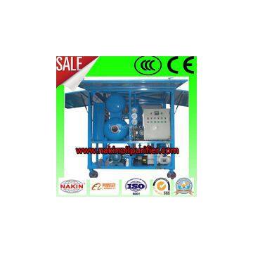 double-stage vacuum transformer oil purifier