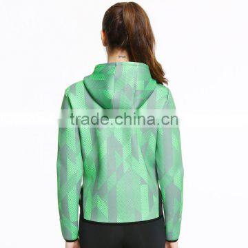 Wholesale Womens Outdoor Yoga Sports Hoodies Fitness Gym Jacket photo-4