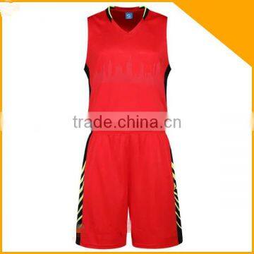 Sport wears dri fit and breathable basketball jersey uniform colours wholesale