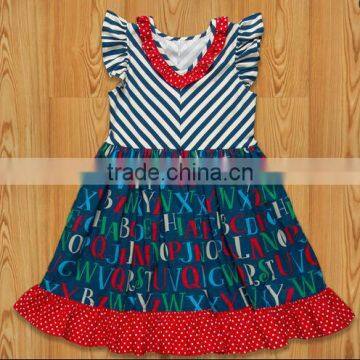 Boya Latest Style Baby Dress /girl Party Wear Dress Handmade Baby Crochet Polka Dot Frock Baby Toddlers Girls Clothing photo-2
