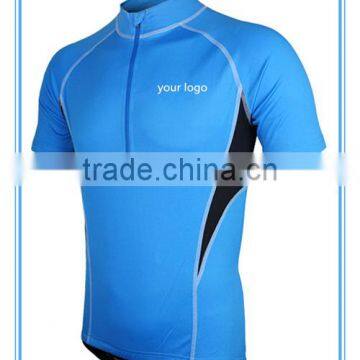 100% Polyester Cycling Short Sleeve Shorts Downhill Jersey Half-zipper Cycling Shorts photo-4