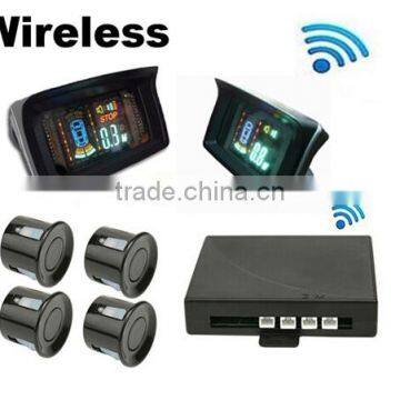 Car Wireless VFD&HUD Display Parking Sensor 4 Sensors Wifi Wireless Car Reversing Aid System