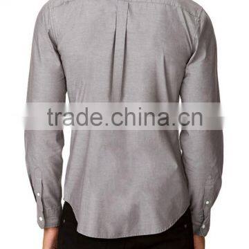 Fashion New Mens Pure Colour Luxury Mens Sexy Slim Fit Formal Shirts Tops photo-3