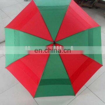 rpet eco-friendly promotional glassfiber black glof umbrella