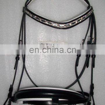 diamonte chain horse bridle