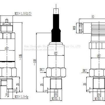 Piezoresistive Analog Output Pressure Transmitter photo-2