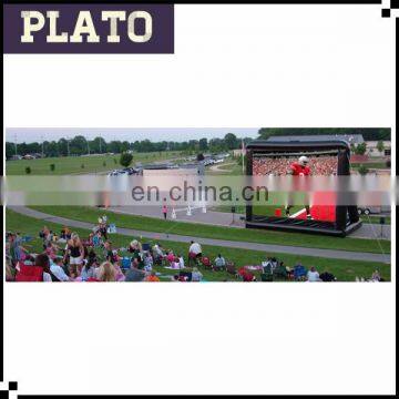 portable theater inflatable screen giant garden inflated movie screen