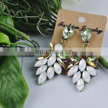 Wholesale 2015 latest design fashion earring/ rhinestone fashion earring for women