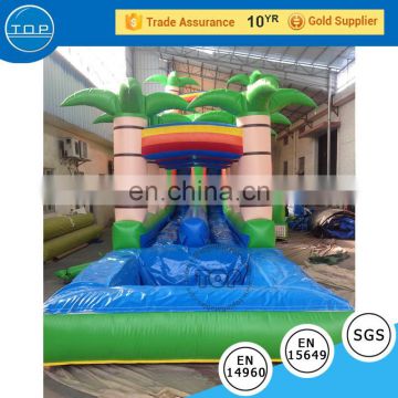 TOP INFLATABLES Hot selling 2017 giant inflatable water slide for adult