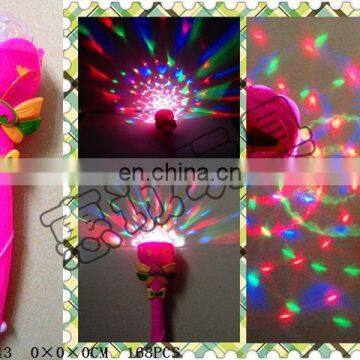 Flash Magic Rose Stick With Music MAGIC WAND