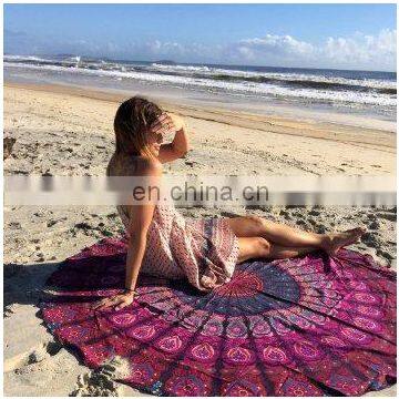 mandala round tapestry