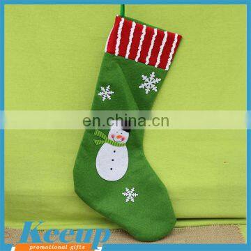 Good quality custom logo Non woven material Christmas stocking for Advertising products