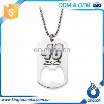 Custom Metal Keychain Dog Tag Bottle Opener photo-3